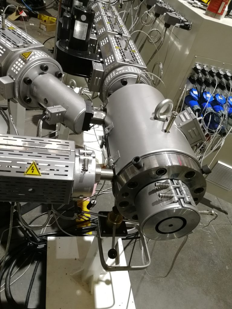 双层PPR管材模头,带共挤色标线